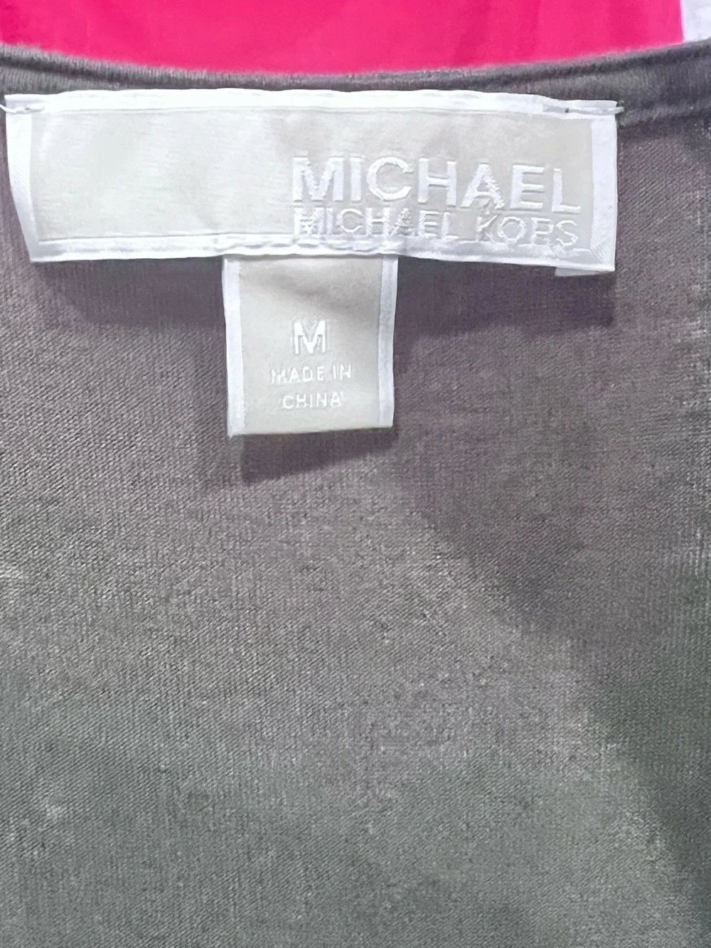 Michael Kors Women's Green V-Neck Sleeveless Top